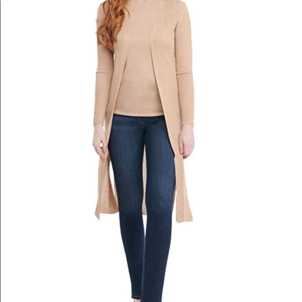 NYGARD PLUS RIBBED DUSTER/CARDIGAN